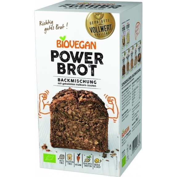 Mieszanka do wypieku chleba Power bezglutenowa 350 g Bio Vegan cena 23,05zł
