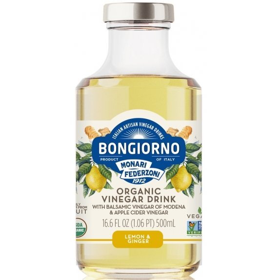 Napój o smaku cytrynowo - imbirowym z octem balsamicznym z Modeny 500 ml Bongiorno cena 8,69zł