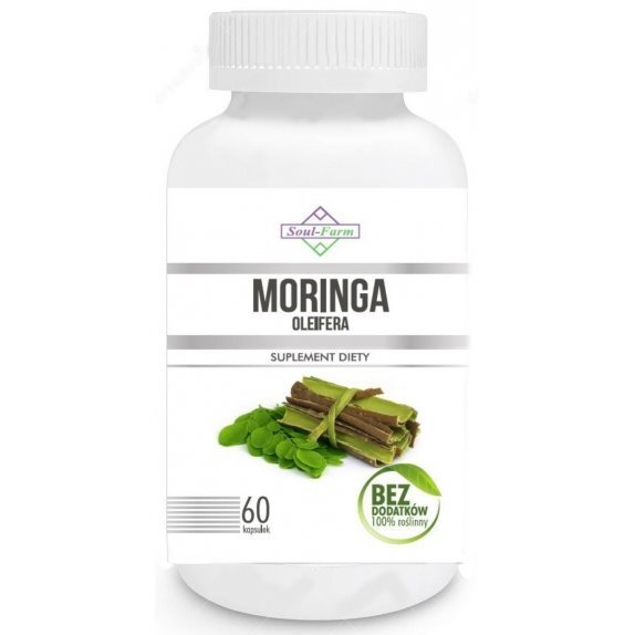 Soul Farm Moringa ekstrakt 400 mg 60 kapsułek cena 21,59zł