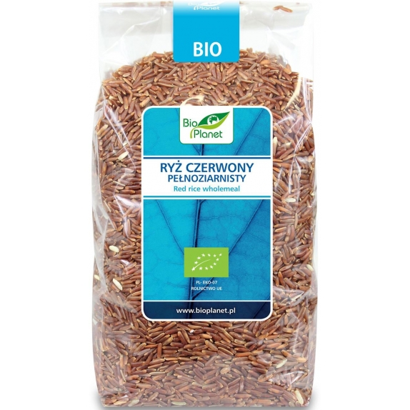 Ryż czerwony pełnoziarnisty 1 kg BIO Bio Planet cena 19,25zł