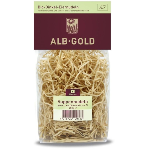Makaron orkiszowy nitka jajeczny 250 g BIO Alb-Gold cena 8,40zł
