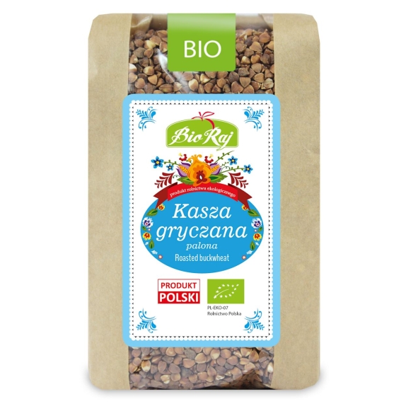 Kasza gryczana palona 500 g BIO Bio Raj cena 9,55zł