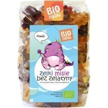 Żelki misie bez żelatyny 400 g BIO Biominki