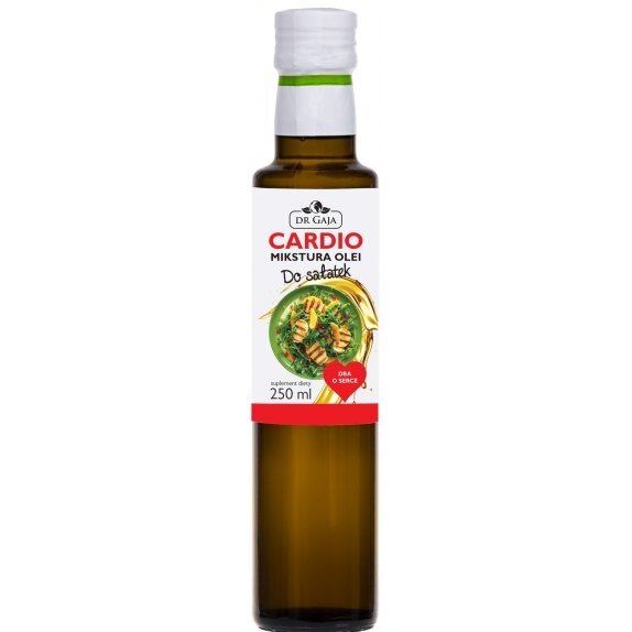 Mikstura olei Cardio do sałatek 250 ml Dr Gaja cena 8,44$