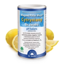 Dr Jacobs Magnez Potas Wapń Cytryniany (pH balans) proszek 300 g