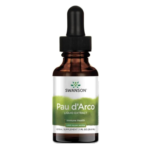 Swanson pau d'arco liquid extract 29,6 ml cena 64,80zł