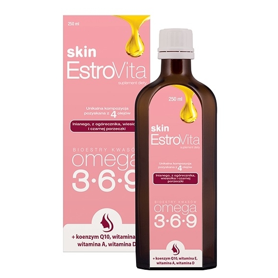 EstroVita Skin omega 3-6-9 250 ml cena 79,90zł