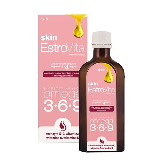 EstroVita Skin omega 3-6-9 150 ml cena 13,20$