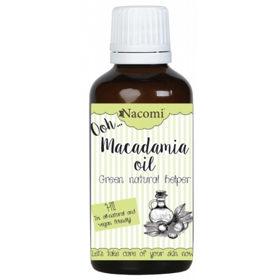 Nacomi olej macadamia 50 ml ECO + próbka w kształcie serca GRATIS cena 11,90zł