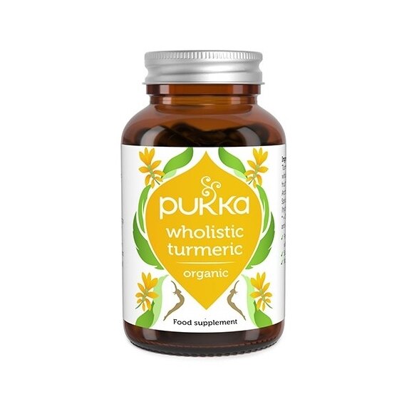 Pukka Wholistic Turmeric 60 kapsułek BIO cena €37,64