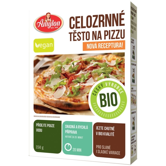 Mieszanka do wypieku pizzy BIO 250 g Amylon cena 4,59zł