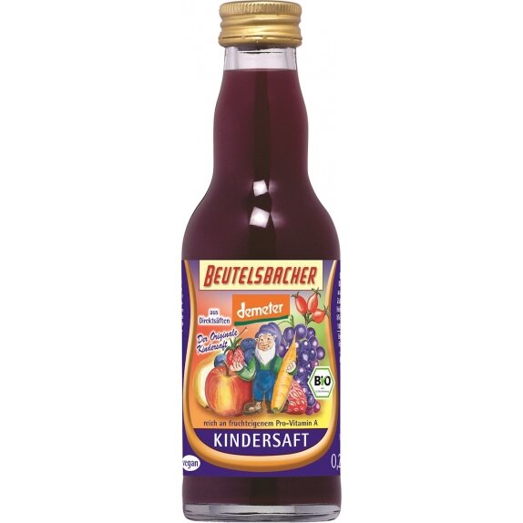 Sok wieloowocowy z sokiem marchwiowym dla dzieci BIO 200 ml Beutelsbacher cena 5,90zł