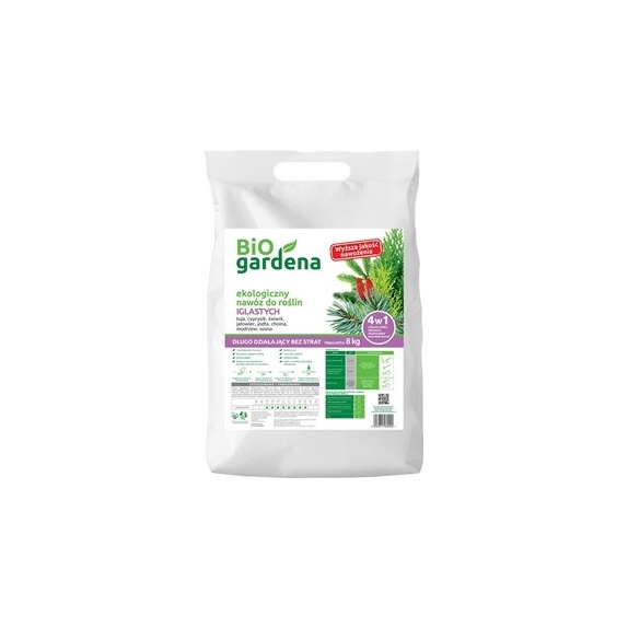 Nawóz do roślin iglastych 8 kg BIO Gardena cena 96,45zł