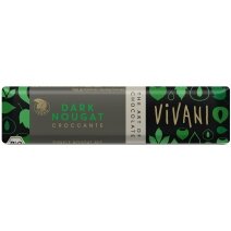 Baton croccante czekolada gorzka nugatowa 35g BIO Vivani
