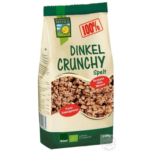 Crunchy orkiszowe 400g BIO Bohlsener Muehle cena 15,59zł