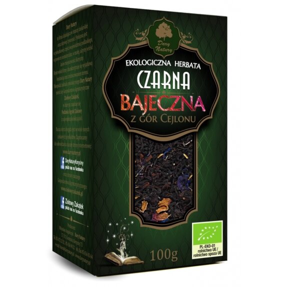 Herbata czarna bajeczna 100g BIO Dary Natury cena 6,71$