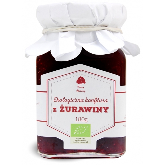 Konfitura z żurawiny 180 g BIO Dary Natury cena €4,19