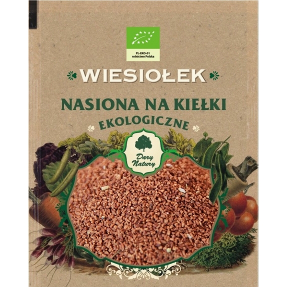Nasiona na kiełki wiesiołek 30 g BIO Dary Natury cena €0,74