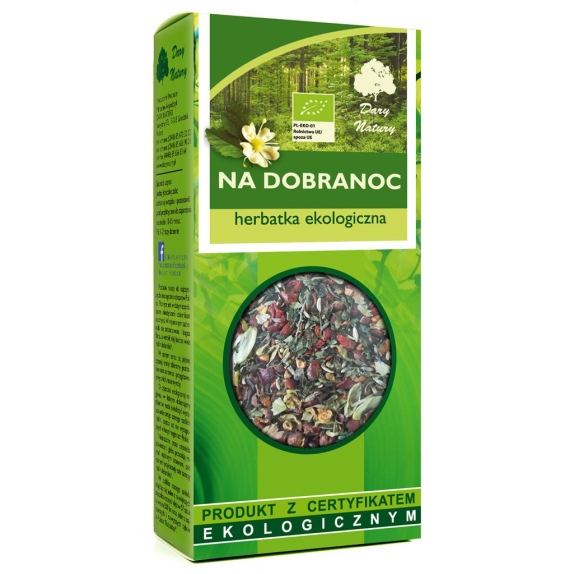 Herbatka na dobranoc 50 g BIO Dary Natury cena 8,69zł