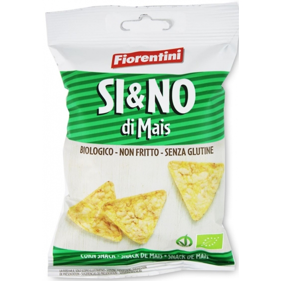 Chrupki kukurydziane piramidki z solą morską bezglutenowe 20g BIO Fiorentini cena 2,35zł