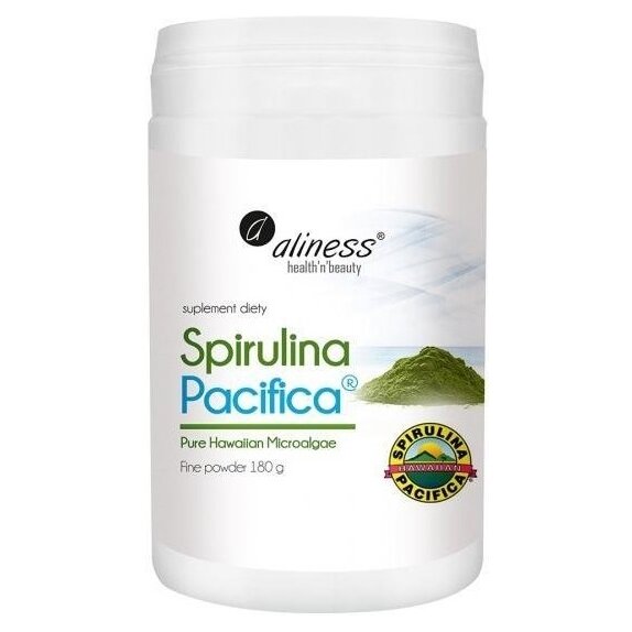 Aliness spirulina Hawajska Pacyfica proszek 180g cena 21,03$