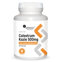 Aliness colostrum kozie 28 % immunoglobuliny 500 mg x 100 kaps