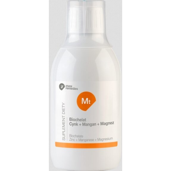 Invex Remedies Biochelat Zn-Mn-Mg (Cynk-Mangan-Magnez) 300 ml cena €11,32