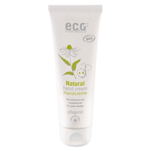 Eco cosmetics krem do rąk z echinaceą i olejem z pestek winogron 125 ml  cena 23,15zł