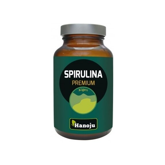 Hanoju Spirulina Premium 400mg 300 tabletek cena 41,35zł
