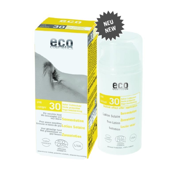 Eco cosmetics emulsja na słońce z granatem i owocem goji spf 30 100 ml ECO cena €15,51