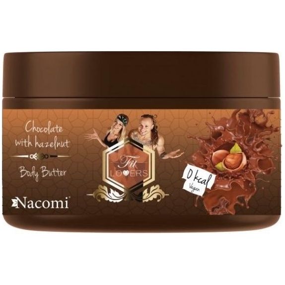 Nacomi Fit Lovers Masło do ciała Czekolada z orzechami 200ml + próbka w kształcie serca GRATIS cena 37,90zł