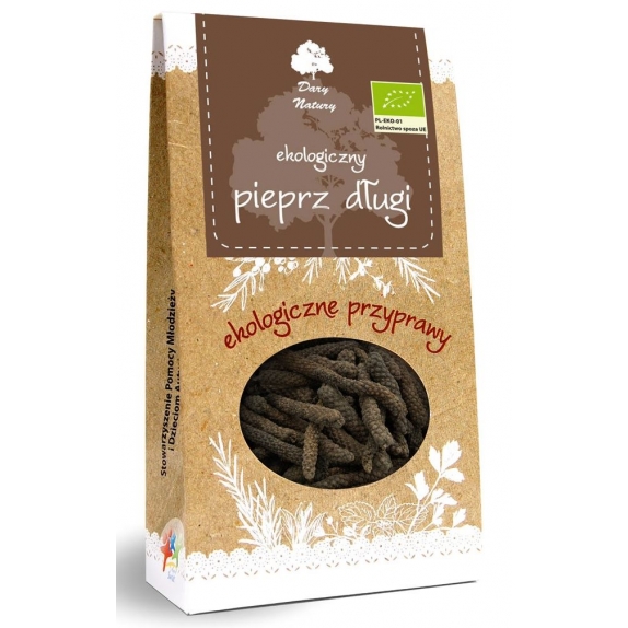 Pieprz długi 50 g BIO Dary Natury cena 15,75zł
