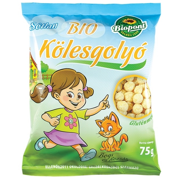 Chrupki jaglane bezglutenowe BIO 12 x 75g Biopont  cena 72,98zł