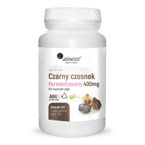 Aliness czarny czosnek fermentowany ABG10+® 400 mg x 100 kaps vege