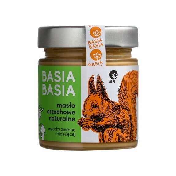 Krem orzechowy naturalny 210 g Basia Basia - Alpi  cena 12,35zł