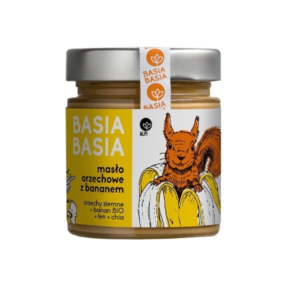 Krem orzechowy z bananem 210 g Basia Basia - Alpi cena 3,64$