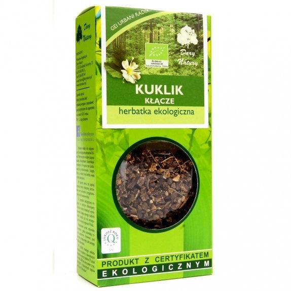 Herbatka z kłącza kuklika BIO 25 g Dary Natury cena 7,89zł