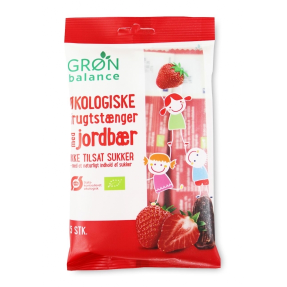 Gron Balance przekąski dla dzieci truskawkowe 100 g BIO cena 12,10zł