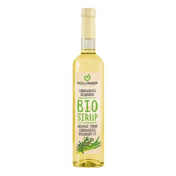 Syrop trawa cytrynowa-rozmaryn BIO 500 ml Hollinger cena 26,45zł