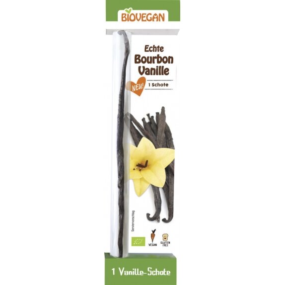 Laska wanilii bourbon bezglutenowa 1 sztuka BIO Bio Vegan cena 22,05zł