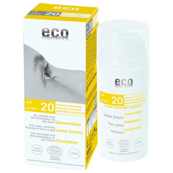 Eco cosmetics emulsja na słońce spf 20 100 ml ECO cena 60,19zł
