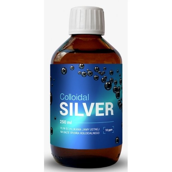 Colloidal Silver Płyn do płukania jamy ustnej na bazie srebra koloidalnego 250 ml Medica Herbs cena 24,05zł