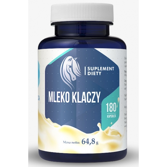 Mleko klaczy 180 kapsułek Hepatica cena 97,90zł