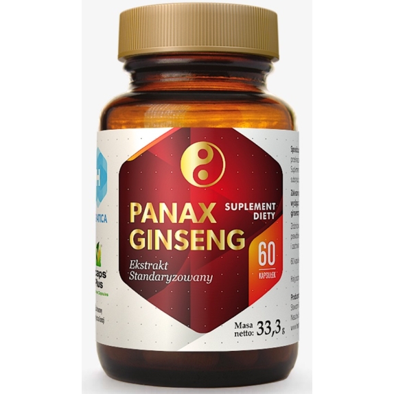 Panax Ginseng 60 kapsułek Hepatica cena 52,99zł