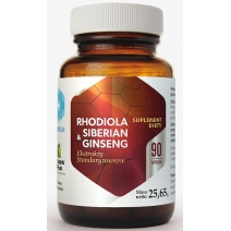 Rhodiola & Siberian Ginseng Ekstrakt Standaryzowany 90 kapsułek Hepatica
