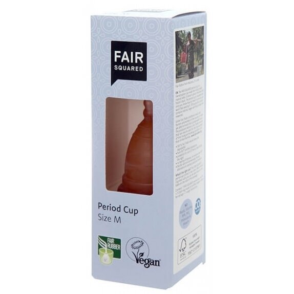 Fair Squared Kubeczek menstruacyjny rozmiar M z naturalnego kauczuku cena 70,15zł