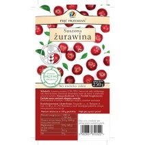 Żurawina suszona z sokiem jabłkowym 250 g Pięć Przemian