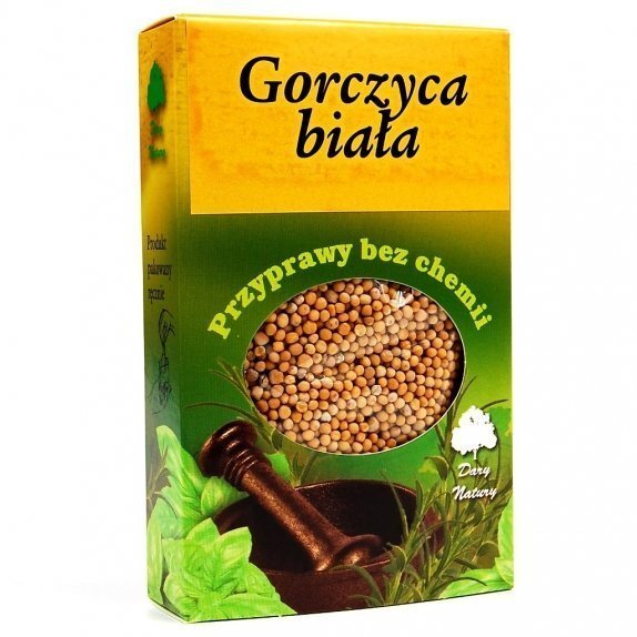 Gorczyca biała 90 g Dary Natury cena 2,60zł