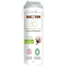 Bocoton Płatki kosmetyczne ekologiczne, okrągłe 80 sztuk cena 1,62$