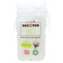 Bocoton płatki kosmetyczne ekologiczne, owalne 40szt cena 6,49zł